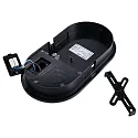 HEITRONIC LED Wall / Ceiling luminaire TOLEDO Outdoor luminaire, 20W, 4000K, 1600lm, IP65, black