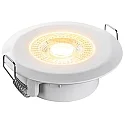 HEITRONIC LED Indbygningsspot DL7202, Ø82mm, 38°, 5W, 3000K, 380lm, IP44, hvid