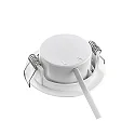 HEITRONIC LED Indbygningsspot DL7202, Ø82mm, 38°, 5W, 3000K, 380lm, IP44, hvid