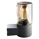 Væglampe SANTORIN Udendørs lampe, E27, IP54, antracit, antracit dæmpbar