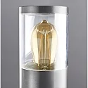HEITRONIC Standerlampe NAXOS, 49cm, E27, IP44, rustfrit stål