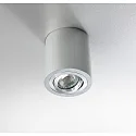 Overflademonterede spotlight ADL9001, rund, GU10, IP20, 25° drejelig, børstet aluminum