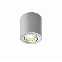 Overflademonterede spotlight ADL9001, rund, GU10, IP20, 25° drejelig, børstet aluminum