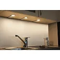 HEITRONIC Armatur til brug under kabinettet IMOLA sæt med 3 IP20, sølv  6,3W 360lm 3000K CRI 80 18.9cm