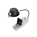 HEITRONIC LED Indbygningsspot DL8002 rund drejelig 38° hvid 8,5W 720lm IP65 2700K + 4000K dæmpbar