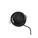 HEITRONIC LED Indbygningsspot DL8002 rund drejelig 38° hvid 8,5W 720lm IP65 2700K + 4000K dæmpbar