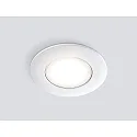 HEITRONIC LED Indbygningsspot DL8002 rund drejelig 38° hvid 8,5W 720lm IP65 2700K + 4000K dæmpbar