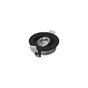 HEITRONIC LED Recessed spot DL6809, 7W, 525lm, IP44, 2000-2800K, dimm to warm, cardanic swivelling, black