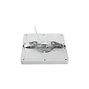 HEITRONIC LED Panel SELESTO, Clip-on System, 164mm, 12W, 3000/4000/6000K, 1100lm, square, IP20, white