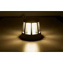 HEITRONIC path light GOMERA round IP65, anthracite, opal 