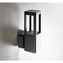 HEITRONIC Udendørs wall luminaire TOSKANA II firkantet, omskiftelig, gå tilbage IP65, antracit 