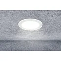 HEITRONIC ceiling recessed luminaire LE MANS round IP44, white dimmable