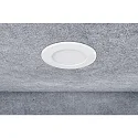 HEITRONIC ceiling recessed luminaire LE MANS round IP44, white dimmable
