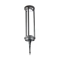 Solar spytlampe PILASTRO down, med afbryder, med sensor IP54, antracit 