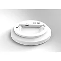 HEITRONIC overflade- / indbygningslampe ALLROUNDER med sensor, CCT Switch, multipower, on/off IP20, hvid 