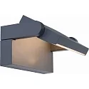 HEITRONIC Udendørs wall luminaire ARONA drejelig, lodret IP54, antracit 