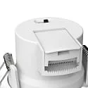 HEITRONIC Indbygningslampe DL7003 rund, CCT Switch IP65, hvid dæmpbar 6,7W 550/630/610lm 3000/4000/6500K 100° CRI >80