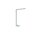 Standerlampe LINEAR up / down IP20, sølv dæmpbar