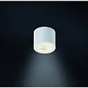Surface-mounted LED downlight OSO for bathrooms, round, IP44, 7.5W 2700K 370lm 40°, CRi >90, dimmable, fixed, white matt