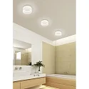 bath luminaire LIV 20 ring shape IP30, black matt dimmable
