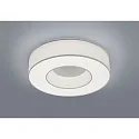 LED Loftlampe LOMO LED, IP20 hvid matt / skærm hvid
