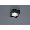 LED Loftlampe KARI LED, firkantet, IP30, sort matt