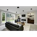 Helestra LED Loftlampe KARI LED, rund, IP30, nikkel matt