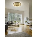 Helestra LED Loftlampe SONA LED, rund, IP20, guldblad