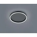 LED Loftlampe SONA LED, rund, IP20, sort matt