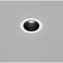LED Loftindbygningslampe PIC LED, rund, 2700K, IP20, hvid / inde sort