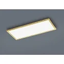 Loftlampe RACK IP20, satin, bladguld dæmpbar