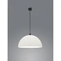 pendant luminaire DORO E27 IP20, black matt, white