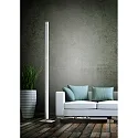 Helestra LED Floor lamp VENTA LED, IP30, nickel matt anodised-chrome