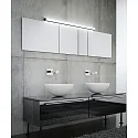 Helestra LED Wall luminaire LADO 60 LED Mirror lamp IP 44 black matt