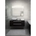 LED Wall luminaire LADO 90 LED Mirror lamp IP 44 chrome