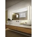 LED Wall luminaire LADO 90 LED Mirror lamp IP 44 chrome