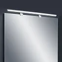LED Wall luminaire GAIA 99 LED Mirror lamp IP 44 chrome