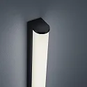 Helestra Badeværelse lampe PONTO IP44, sort mat, hvid 