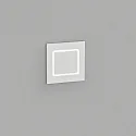 Helestra LED Wall recessed luminaire SENT Outdoor luminaire, IP54, white matt