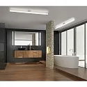 Helestra LED Wall luminaire LOOM 60 LED Mirror lamp IP44 chrome