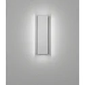 Helestra LED Wall luminaire DEX LED, IP20, white matt - aluminum polished