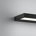 Helestra LED Wall luminaireSLATE 90 LED Mirror lamp IP44 black matt