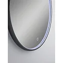 Helestra mirror with lighting VIDO Ø 60CM tunable white, direct IP44, black 