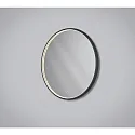 Helestra mirror with lighting VIDO Ø 60CM tunable white, direct IP44, black 