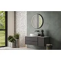 Helestra mirror with lighting VIDO Ø 60CM tunable white, direct IP44, black 