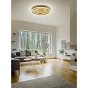 LED Ceiling luminaire SONA LED, 59,5cm, IP20, gold leaf
