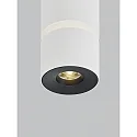 Helestra Loftlampe ROK 1-flamme, direkte / indirekte, fokuserbar IP20, hvid mat dæmpbar