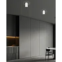 Helestra Loftlampe ROK 1-flamme, direkte / indirekte, fokuserbar IP20, hvid mat dæmpbar