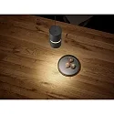 Helestra pendant luminaire ROK 1 flame, adjustable, direct / indirect, focusable IP20, gold matt, black matt dimmable