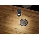 Helestra pendant luminaire ROK 1 flame, adjustable, direct / indirect, focusable IP20, gold matt, black matt dimmable